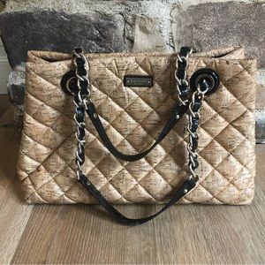 STUNNING Quilted Kate Spade Gold Coast Cork large tote price firm!